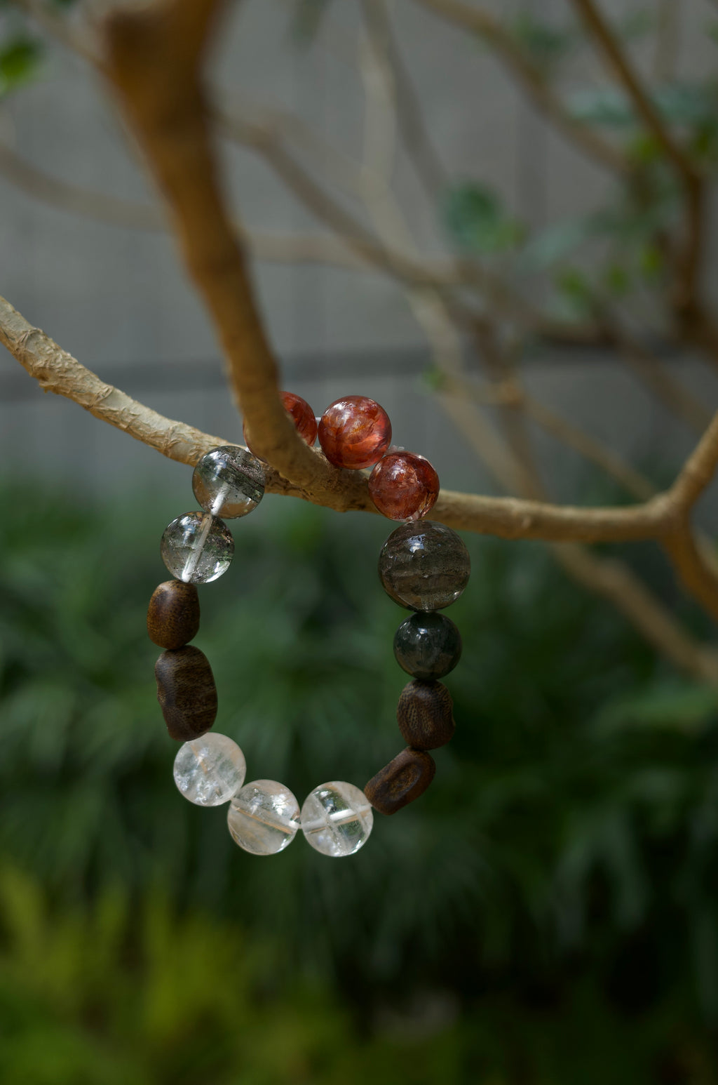 Earthy Forest Crystal Bracelet